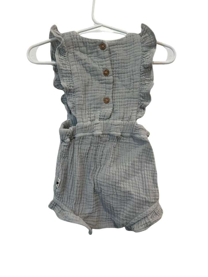 Romper, 74/80, my little cozmo, grau-blau
