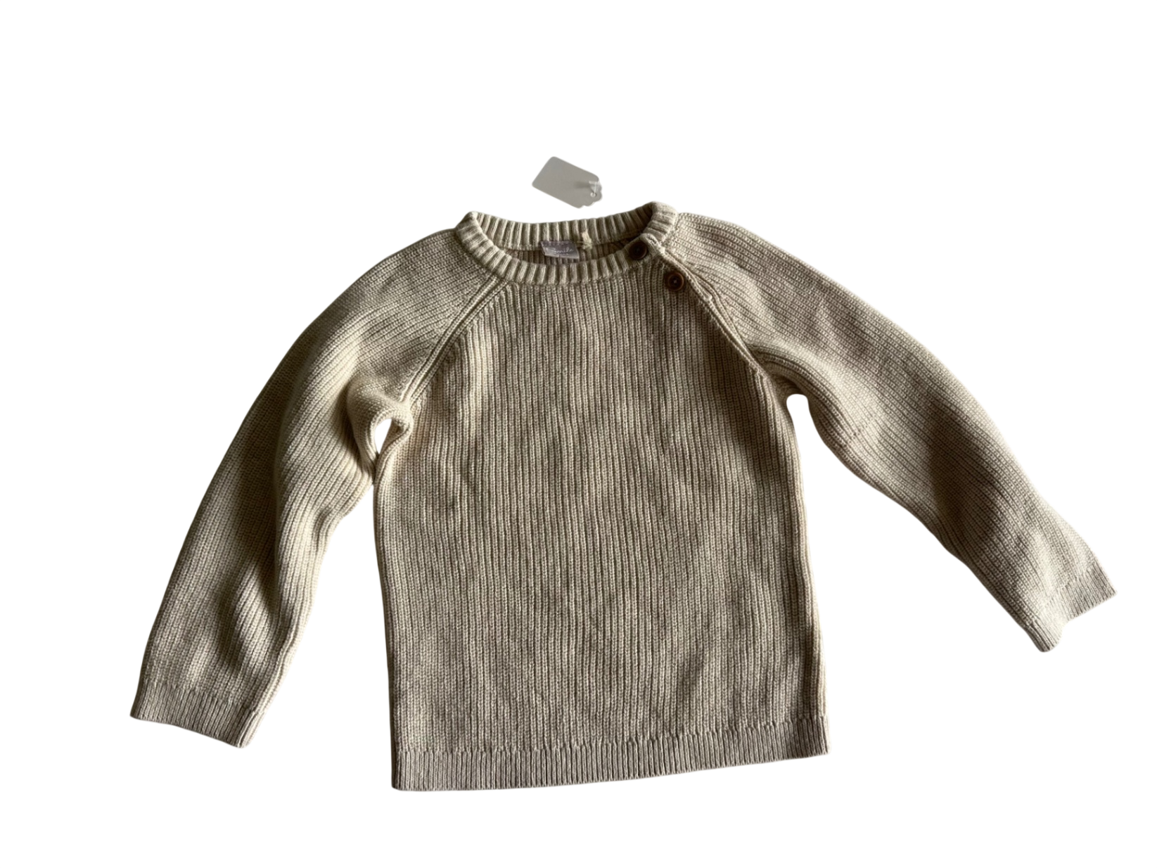 Strickpullover, 86/92, Smile, off white