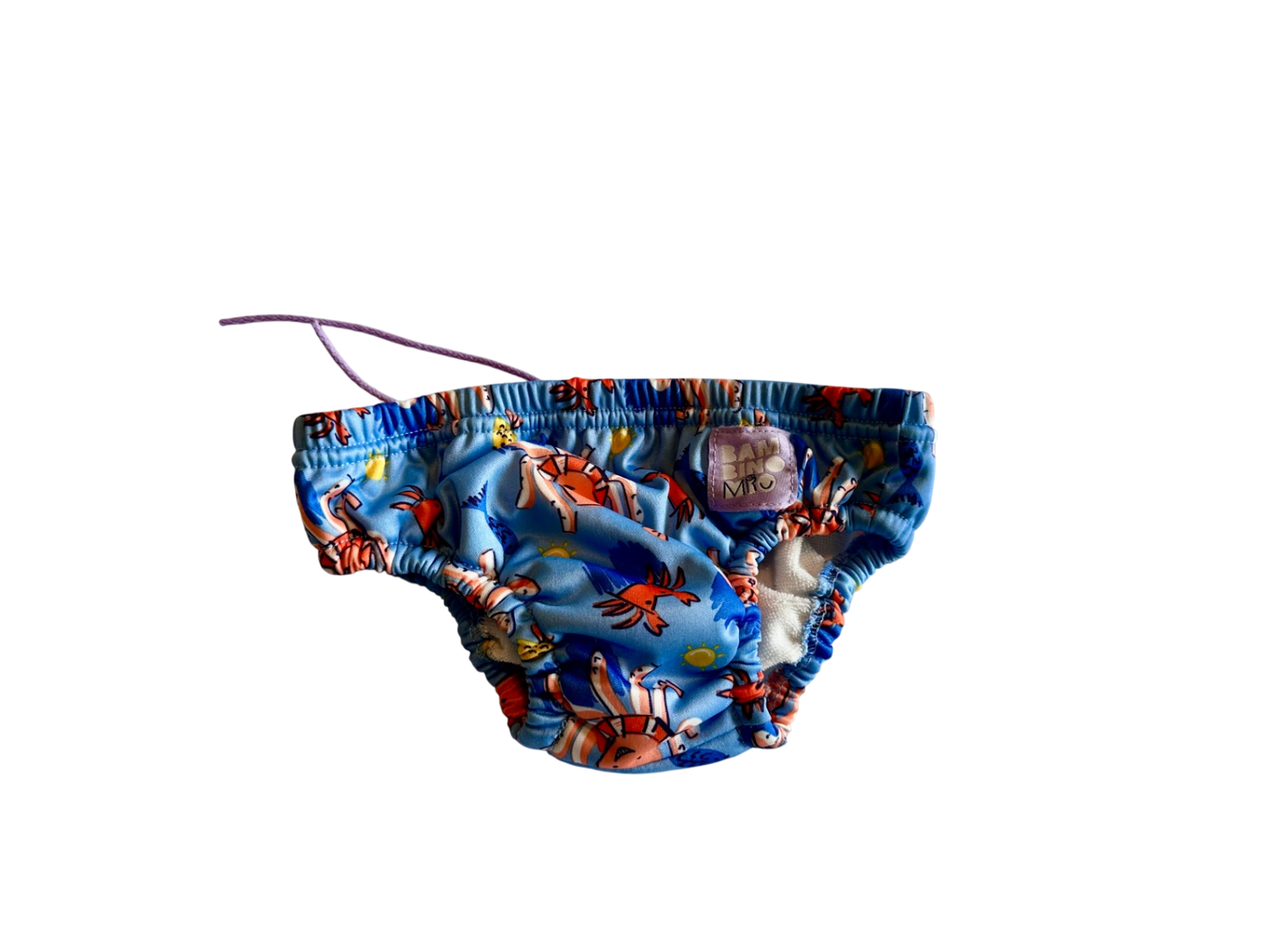 Schwimmwindel, 80/86, Bambino Mio, blau/Meerestiere