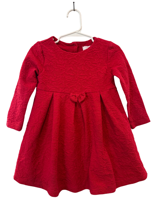 Kleid langarm, 92, C&A, rot