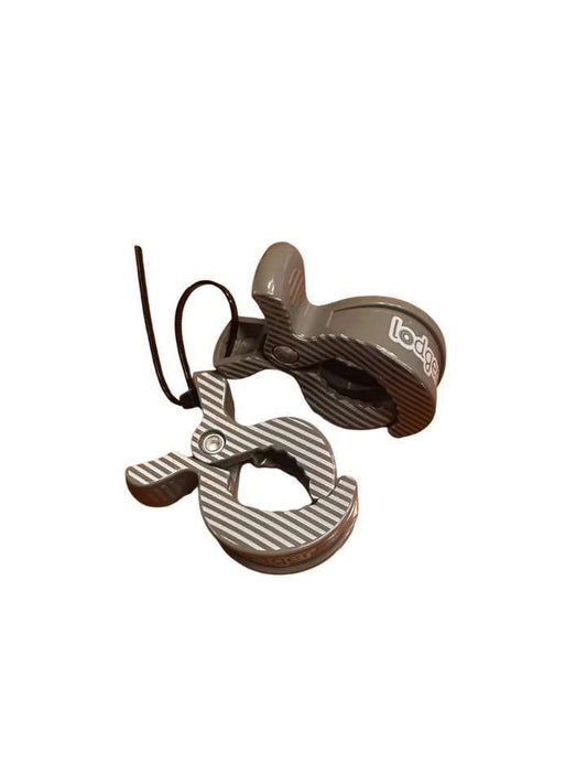 Swaddle Clips/Kinderwagen Clips, Lodger, grau weiss gestreift