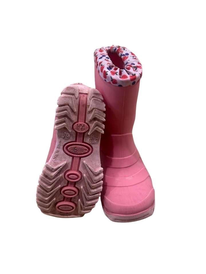 Gummistiefel, 24, Elefanten, rosa