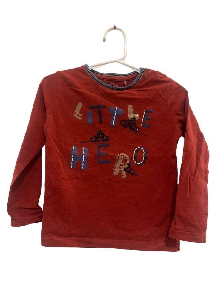 Langarmshirt, 86, s.Oliver, burnt red/Polizei