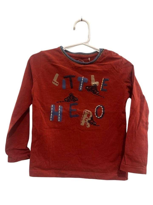 Langarmshirt, 86, s.Oliver, burnt red/Polizei