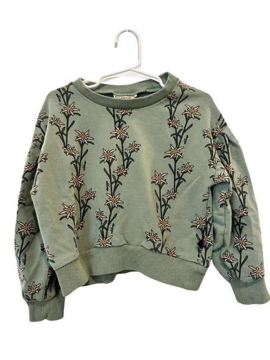Pullover, 98/104, CarlijnQ, grün/Edelweiss