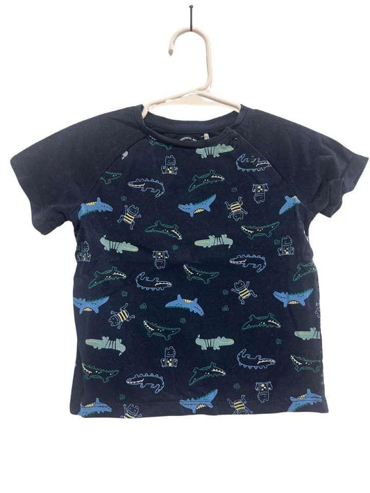T-Shirt, 86, s.Oliver, dunkelblau/Krokodile