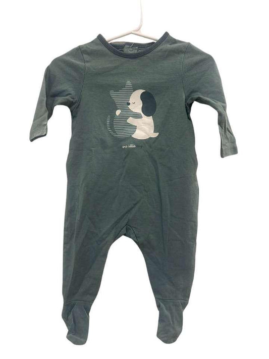 Pyjama, 62, okaidi, grünblau/Hund/Katze