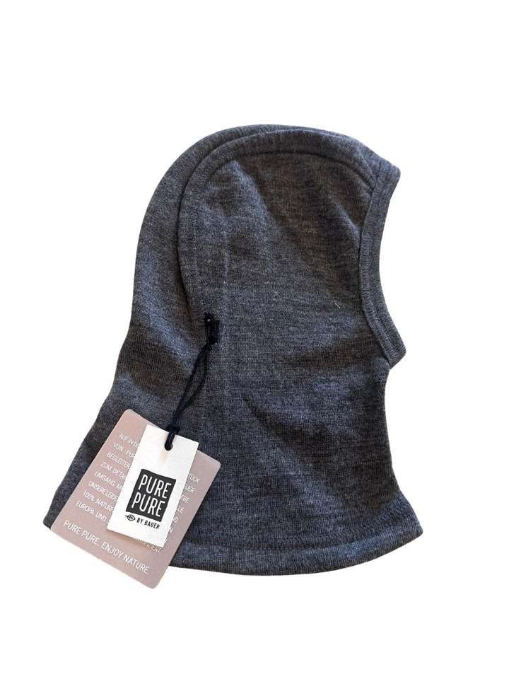 Schlupfmütze/Balaklava, 45-47/8-14m, PURE PURE, grau