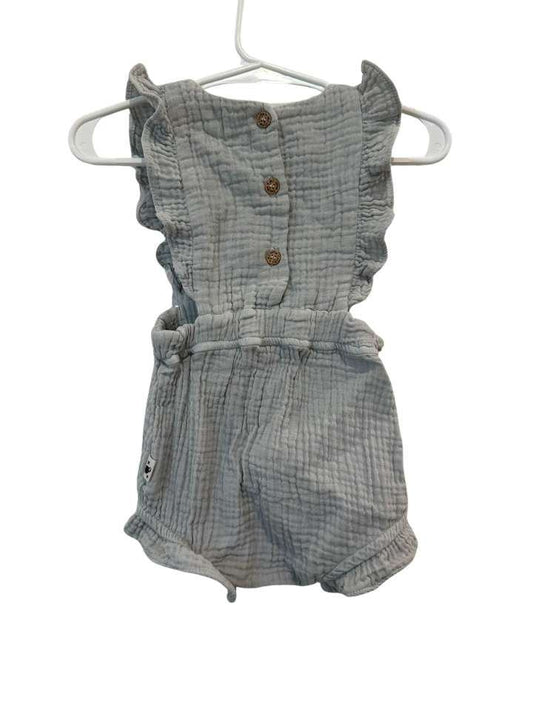 Romper, 74/80, my little cozmo, grau-blau